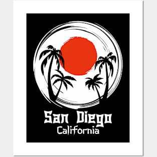 San Diego California Posters and Art